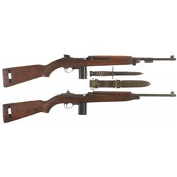 Collector's Lot of Two U.S. M1 Semi-Automatic Carbines