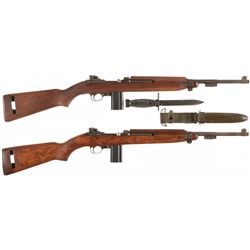 Two U.S. M1 Semi-Automatic Carbines