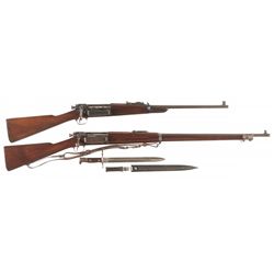 Two U.S. Military Krag Bolt Action Longarms