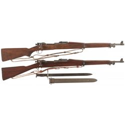 Two U.S. Model 1903 Bolt Action Rifles - A) U.S. Remington Model 1903 Rifle