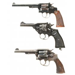 Three Double Action Revolvers