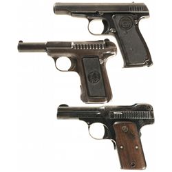 Three Semi-Automatic Pistols