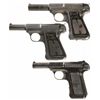 Image 1 : Three Savage Arms Co. Semi-Automatic Pistols