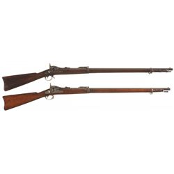 Two U.S. Springfield Trapdoor Rifles