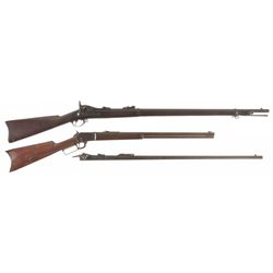 Two Rifles and a Springfield Breech/Barrel