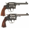Image 2 : Collector's Lot of Two U.S. Military Colt Model of 1917 Double Action Revolvers