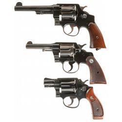 Three Double Action Revolvers