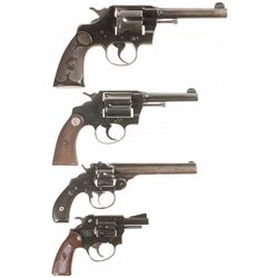Four Double Action Revolvers