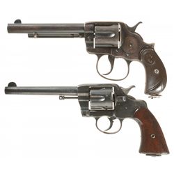 Collector's Lot of Two U.S. Military Colt Double Action Revolvers