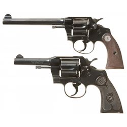 Collector's Lot of Two Colt Double Action Revolvers