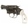 Image 1 : Engraved Smith & Wesson .38 Chiefs Special Double Action Revolver with Pearl Grips