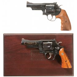 Two Smith & Wesson Double Action Revolvers