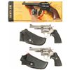 Image 1 : Three Ruger Revolvers, Two Knives and Holsters