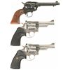 Image 2 : Three Ruger Revolvers, Two Knives and Holsters