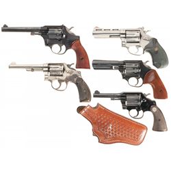 Five Double Action Revolvers