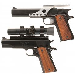 Collector's Lot of Two Semi-Automatic Bullseye Pistols