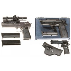 Three Semi-Automatic Pistols
