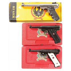 Three Ruger Semi-Automatic Pistols