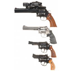 Four Double Action Revolvers