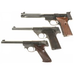 Three High Standard Semi-Automatic Pistols