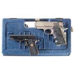 Two Colt Semi-Automatic Pistols