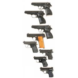 Eight Semi-Automatic Pistols