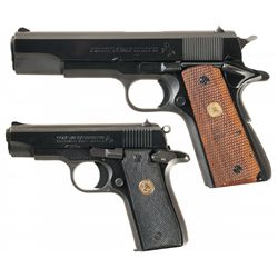 Two Colt Semi-Automatic Pistols