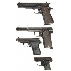 Four Semi-Automatic Pistols
