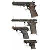 Image 1 : Four Semi-Automatic Pistols