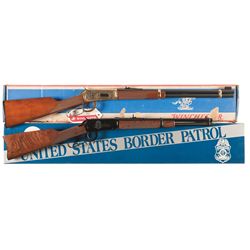 Two Boxed Winchester Lever Action Commemorative Carbines