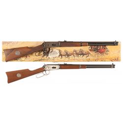 Two Winchester Lever Action Commemorative Carbines
