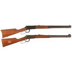 Two Winchester Lever Action Commemorative Carbines