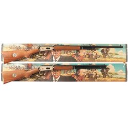 Two Boxed Winchester Lever Action Commemorative Long Guns