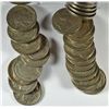 Image 2 : ( 80 ) TWO ROLLS OF 1934 BUFFALO NICKELS, ALL ARE GOOD+