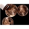 Image 1 : ( 20 ) ONE ROLL OF ONE OUNCE .999 COPPER ART ROUNDS, "BUFFALO NICKEL"  REPLICA