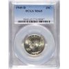 Image 1 : 1949 D WASHINGTON QUARTER PCGS MS65 WHITE