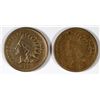 Image 1 : 1859 VF & 1860 VF+ INDIAN HEAD CENTS