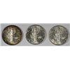 Image 2 : 1942-S , 1943, 1944 UNC MERCURY DIMES