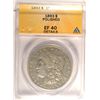 Image 1 : 1893 MORGAN DOLLAR ANACS EF40 DETAILS