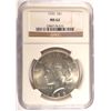 Image 1 : 1935 PEACE DOLLAR NGC MS62