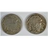 Image 1 : 1924-D VG+ & 1924-S FINE BUFFALO NICKELS
