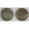 Image 2 : 1924-D VG+ & 1924-S FINE BUFFALO NICKELS