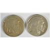 Image 1 : 1925-D VF & 1925-S FINE BUFFALO NICKELS