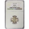 Image 1 : 1914 BARBER DIME NGC MS63