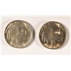 Image 1 : 1937-S GEM BU & 1938-D GEM BU BUFFALO NICKELS
