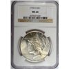 Image 1 : 1935-S PEACE SILVER DOLLAR, NGC MS-64