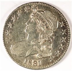 1831 BUST HALF DOLLAR AU53 NICE