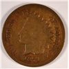 Image 1 : 1871 INDIAN ONE CENT NICE GOOD