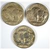 Image 2 : 1916 AU, 1916-D AU/UNC & 1916-S XF BUFFALO NICKELS