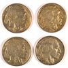 Image 1 : 4-1931-S BUFFALO NICKELS "GRADING SET" (VG,FINE,VF,XF)